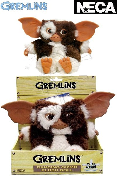 Neca Gremlins Musical Dancing Gizmo Plush Doll with Sound, Razors Edge Collectibles